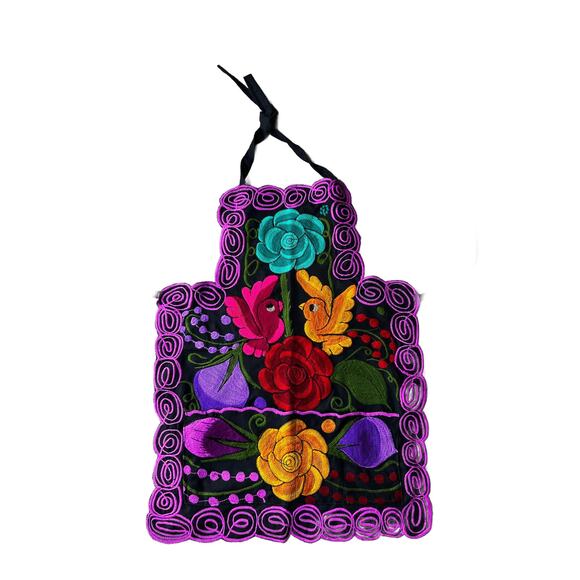 Mexican womas embroidered apron mothers day gift - Picture 5 of 6